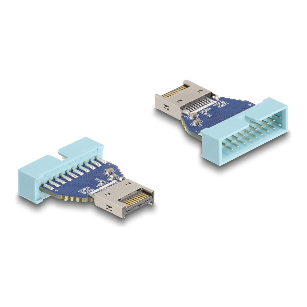 DeLOCK Delock - intern USB-adapter - 19-stifts USB 3.1-kontakt till 20 pin USB Typ E