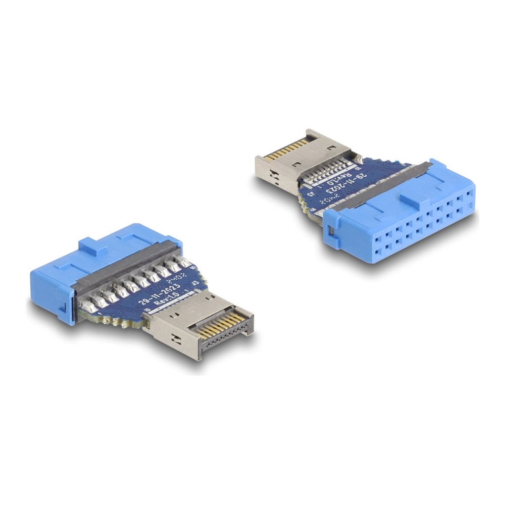 DeLOCK Delock - intern USB-adapter - 19-polig USB-header till 20 pin USB Typ E