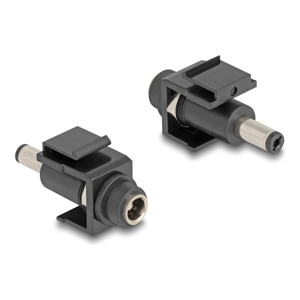 DeLOCK Delock - adapter för effektkontakt - Växelströmsjack 5,5 x 2,5 mm till Växelströmsjack 5,5 x 2,5 mm
