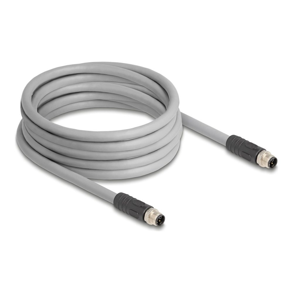 DeLOCK Delock - sensorkabel - 5-stifts M12 till 5-stifts M12 - 5 m