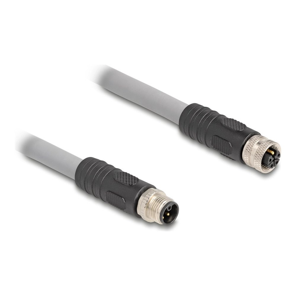 DeLOCK Delock - sensorns förlängningskabel - 5-stifts M12 till 5-stifts M12 - 1 m