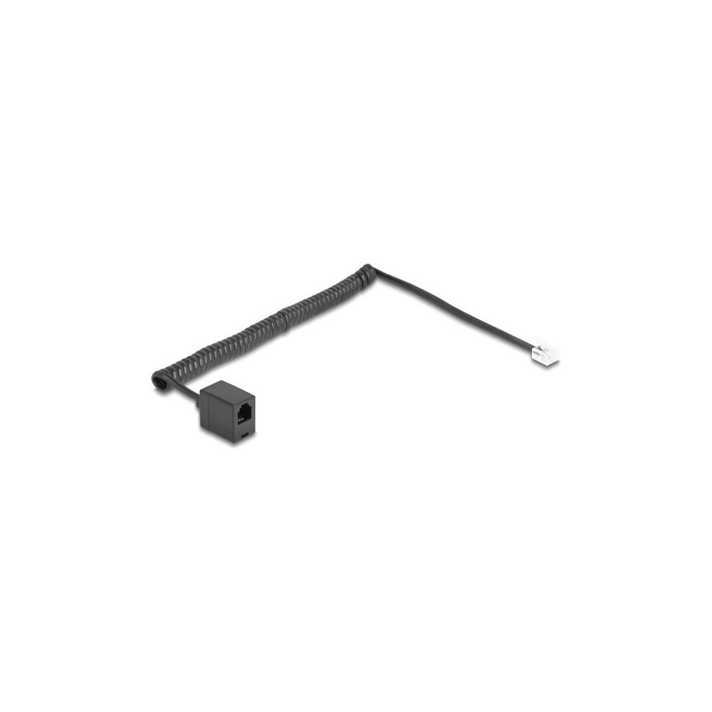DeLOCK Delock telefonkabel - 2 m - svart