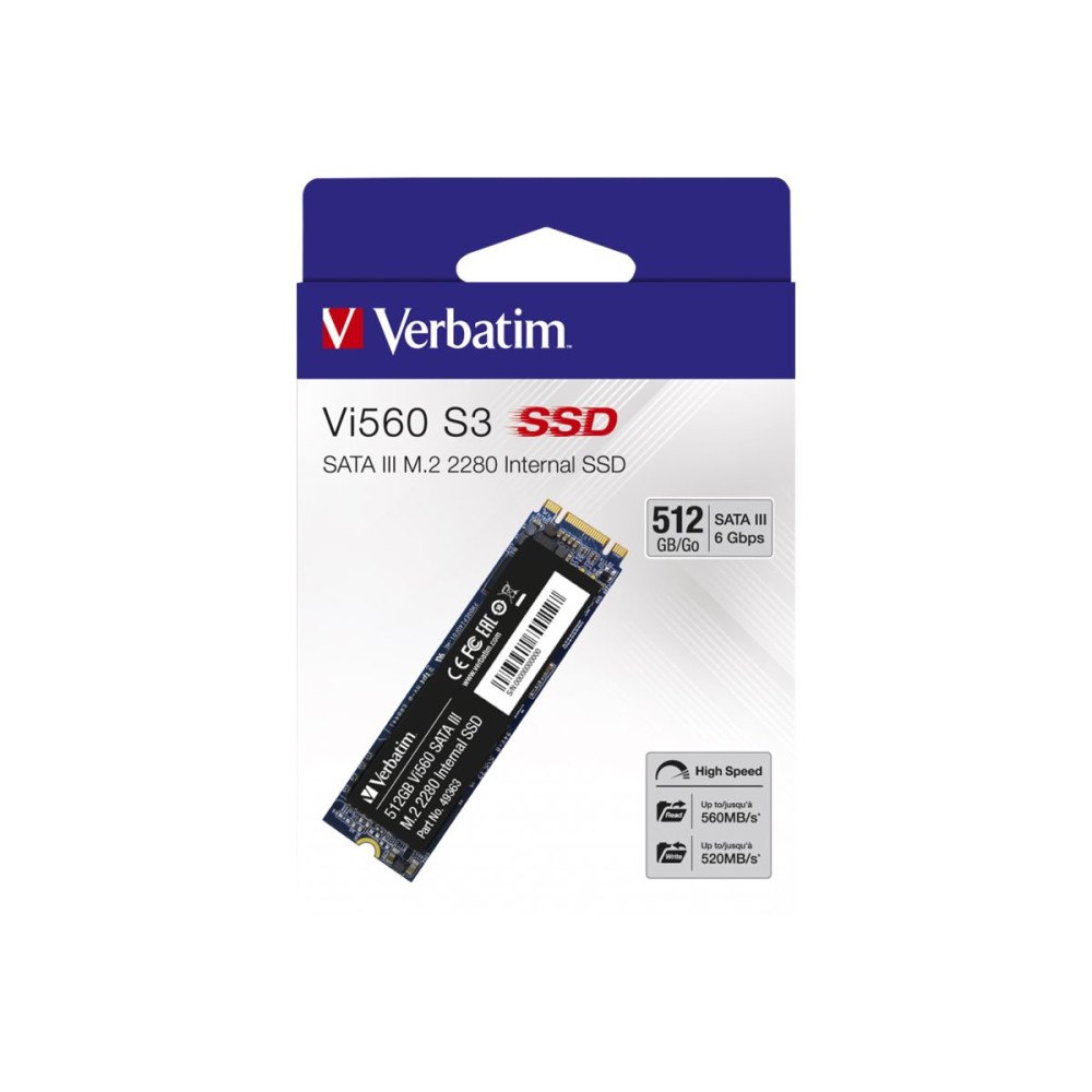 VERBATIM Verbatim Vi560 S3 - SSD - 512 GB - SATA 6Gb/s