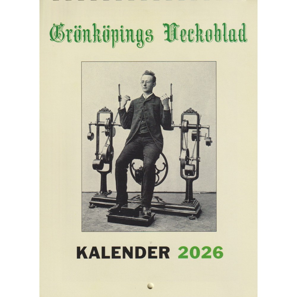 Lind & Co Grönköpings Veckoblad väggkalender 2026 (bok)
