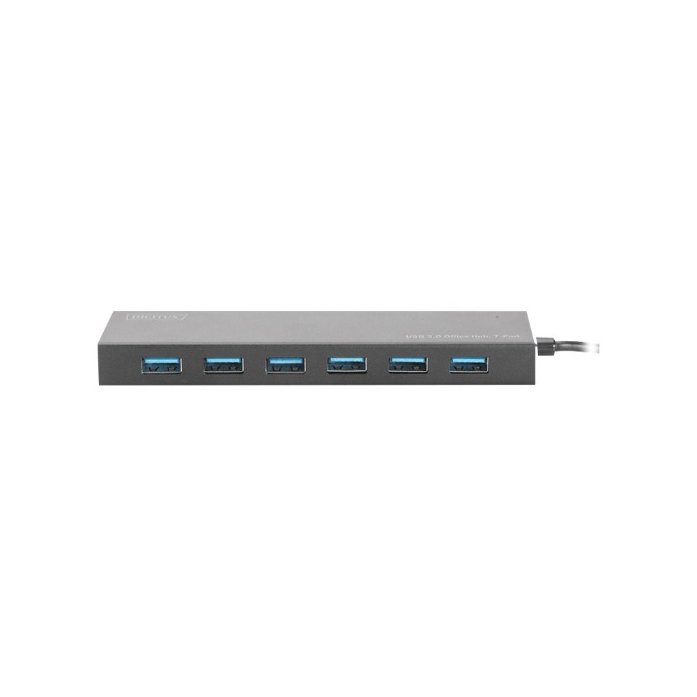 Digitus DIGITUS USB 3.0 Office Hub DA-70241-1 - hubb - 7 portar