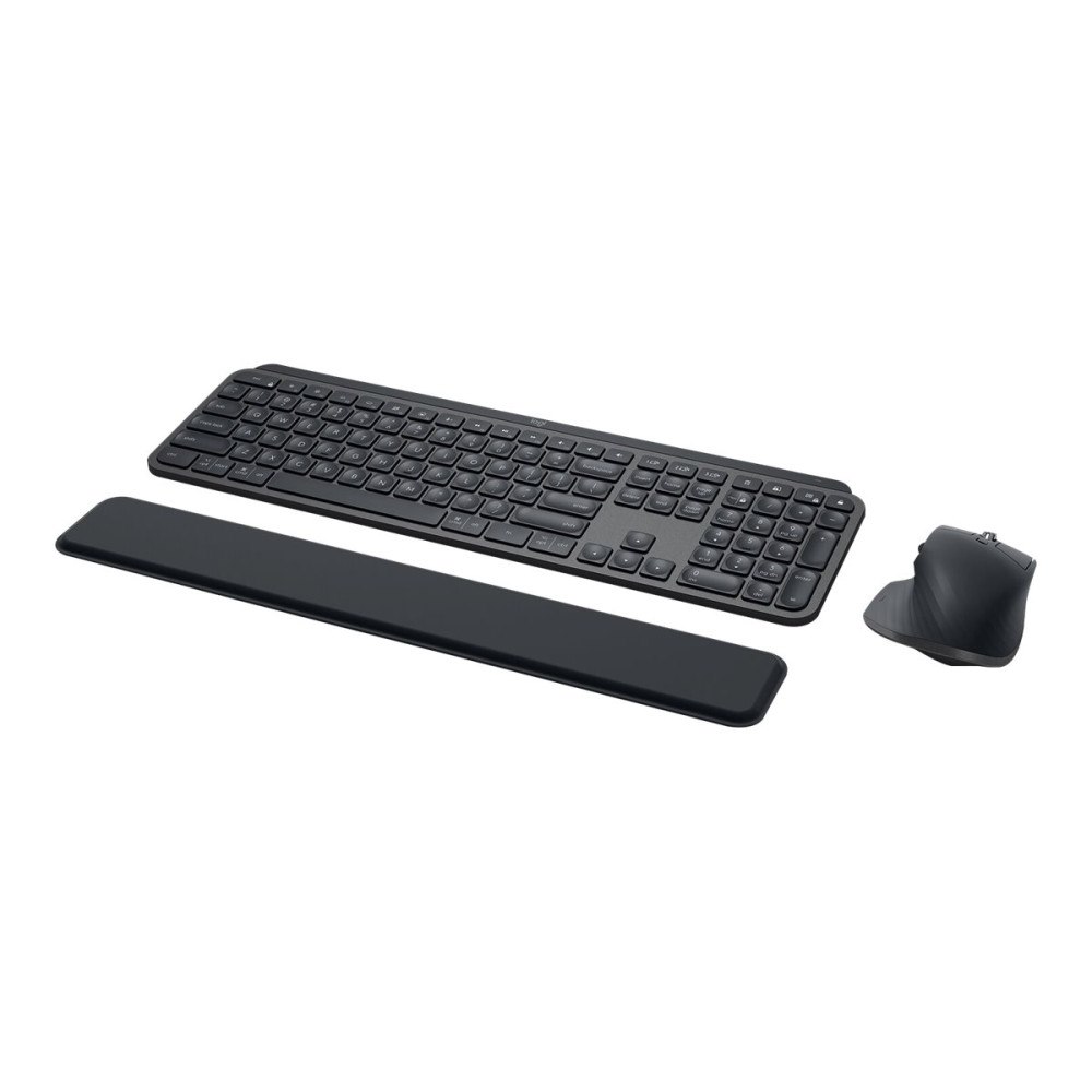 Logitech Logitech MX Keys Combo for Business - sats med tangentbord och mus - QWERTY - brittisk - grafit Inmatningsenhet