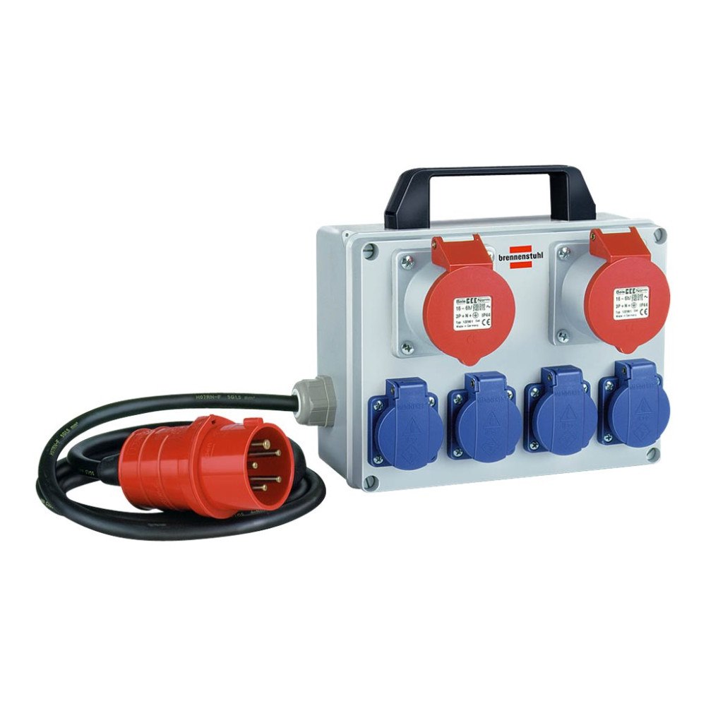 Brennenstuhl brennenstuhl BKV 2/4 T IP44 - kraftdistributionsenhet