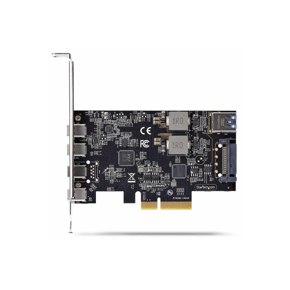 StarTech.com StarTech.com 5-Port USB PCIe Card, USB 3.2 10Gbps, PCI Express Card with 4x USB-C Ports, 1x USB-A Internal Port, USB PCI...