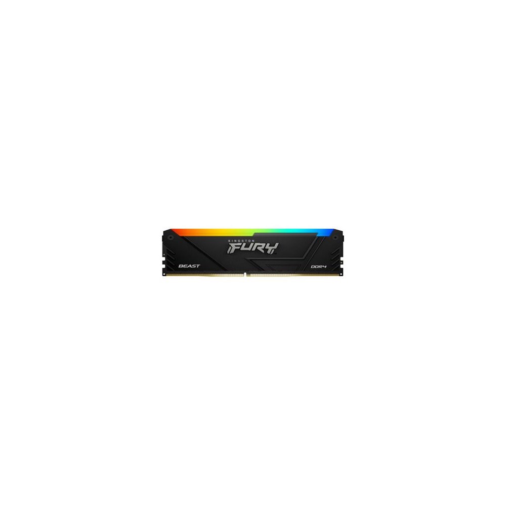 Kingston Technology Kingston FURY Beast RGB - DDR4 - sats - 16 GB: 2 x 8 GB - DIMM 288-pin - 3200 MHz / PC4-25600 - ej buffrad