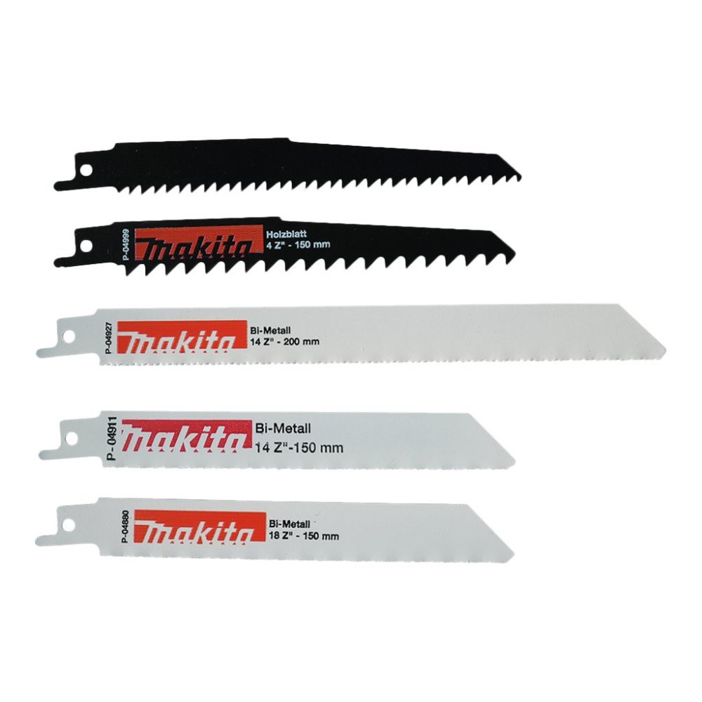 Makita Makita saber saw blade set - för trä, metall - 5 delar