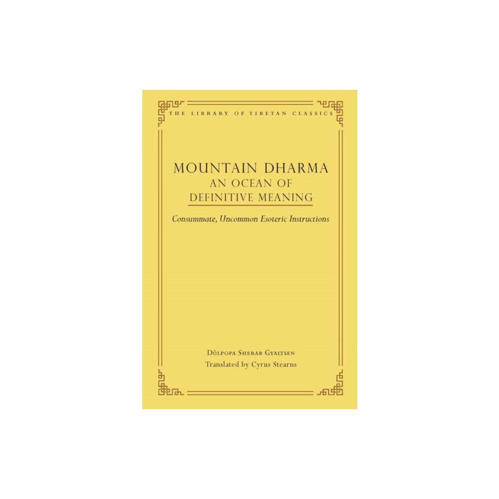 Wisdom publications,u.s. Mountain Dharma: An Ocean of Definitive Meaning (inbunden, eng)