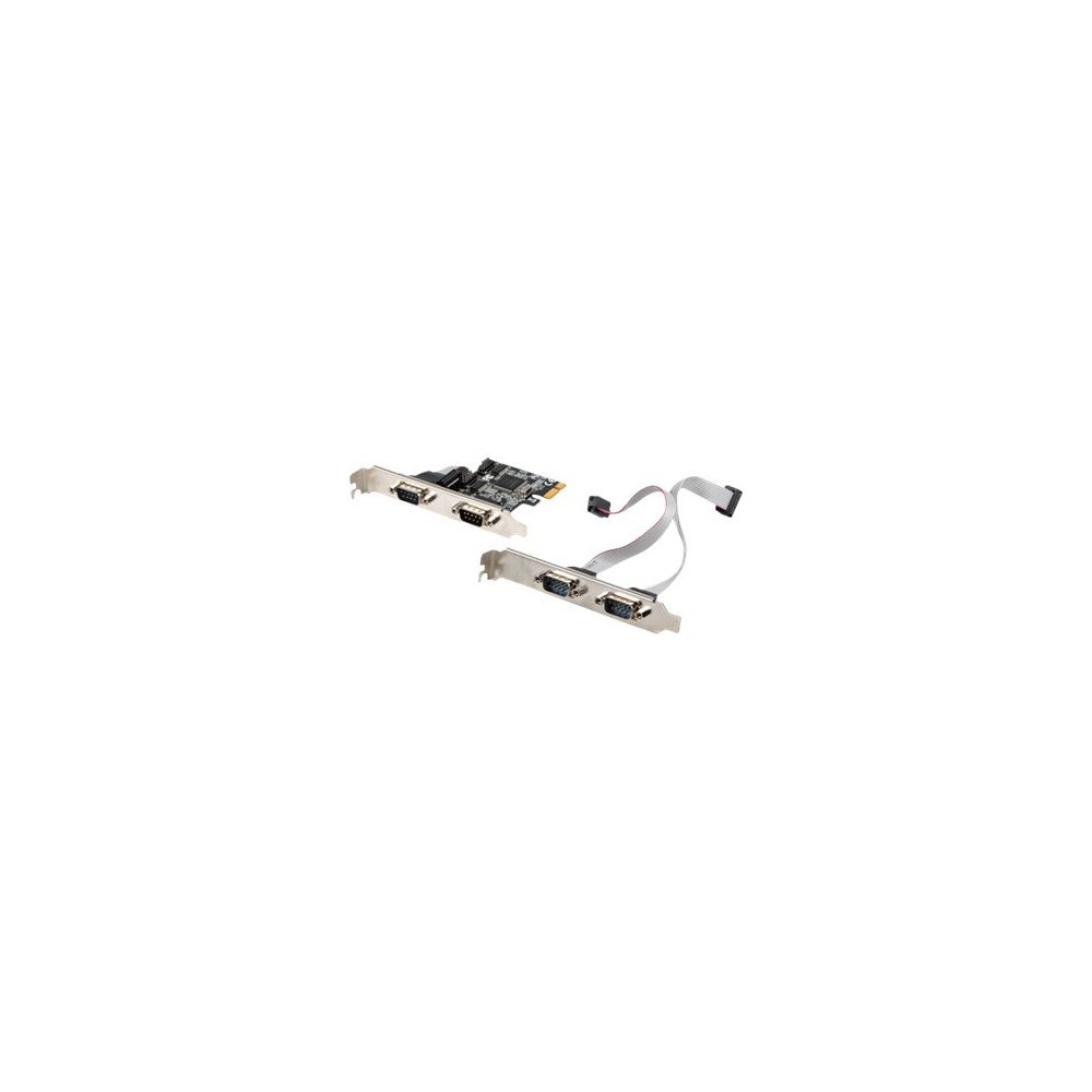 LANBERG Lanberg PCE-DB9-004 - seriell adapter - PCI Express x1 - RS-232/422/485 x 4