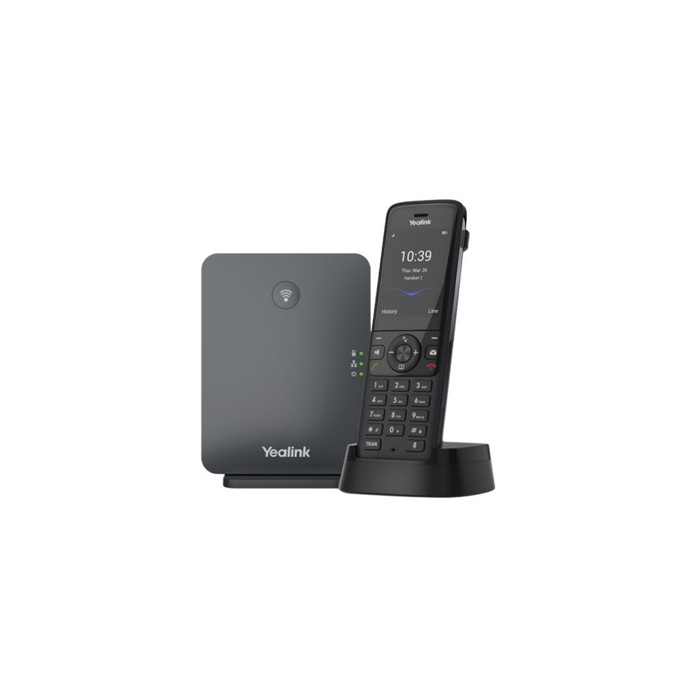 Yealink Network Technology Yealink W78P - trådlös telefon/VoIP-telefon - med Bluetooth interface med nummerpresentation - 3-riktad samtalsförmåg