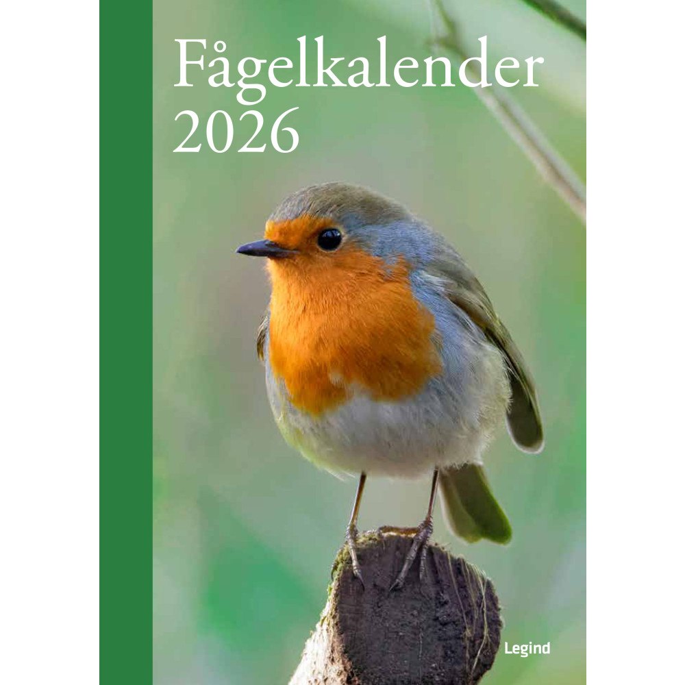 Legind A/S Fågelkalender 2026 (inbunden)