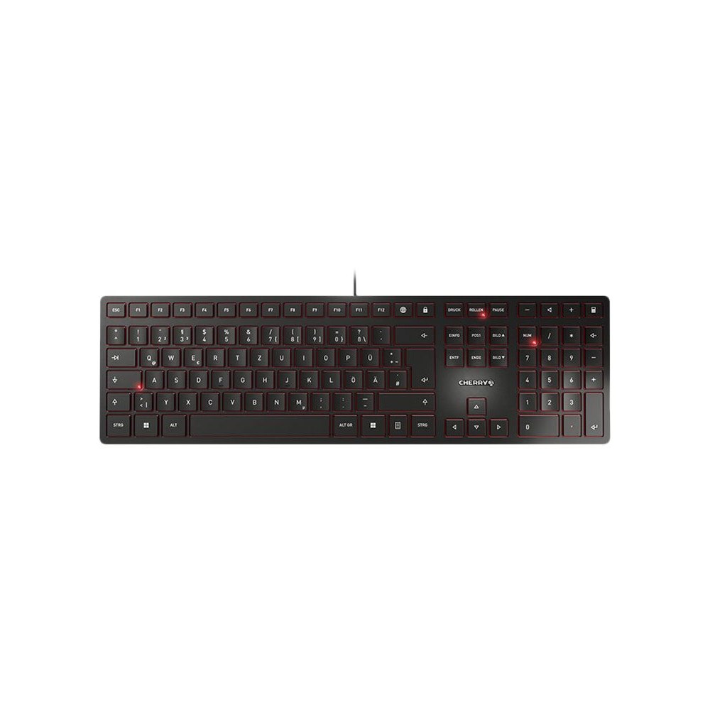 CHERRY CHERRY KC 6000 SLIM - tangentbord - tysk - svart Inmatningsenhet
