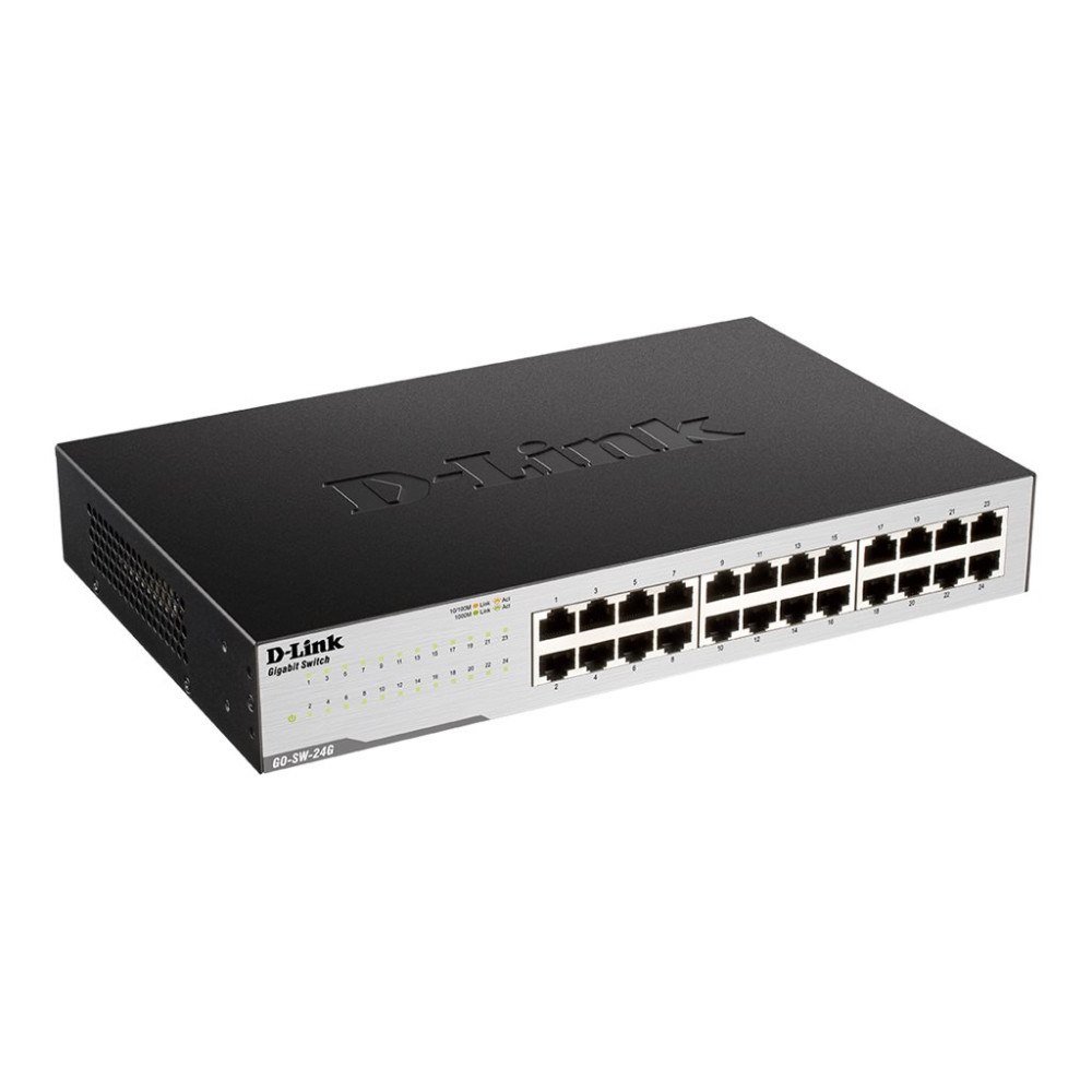 D-Link D-Link GO-SW-24G - switch - 24 portar - ohanterad