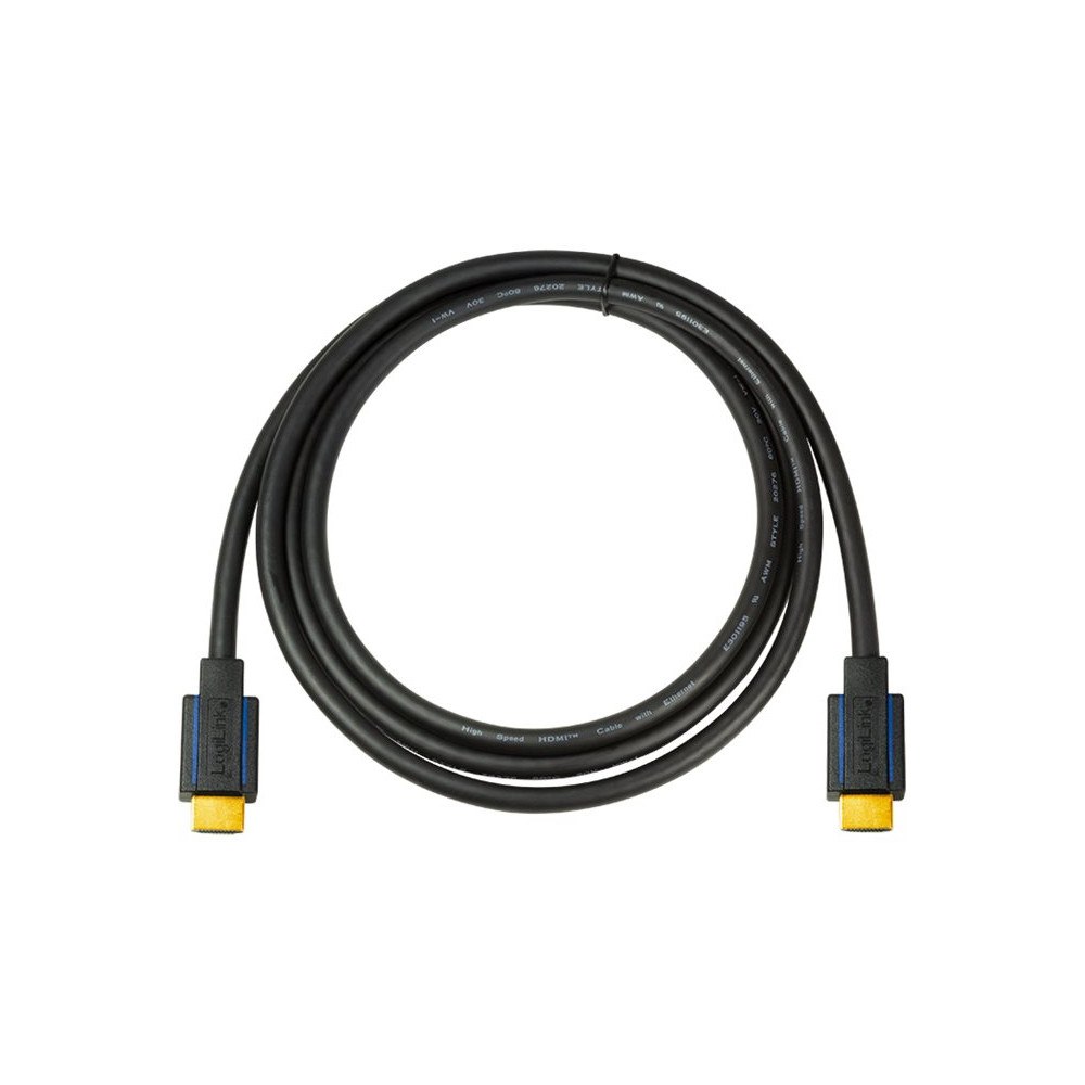 2direct LogiLink HDMI-kabel med Ethernet - 3 m