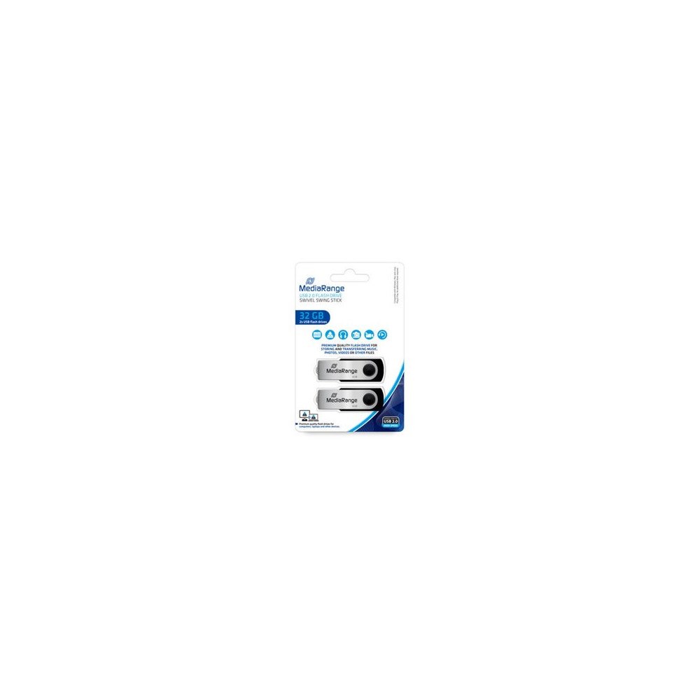 MediaRange MediaRange MR911-2 - USB flash-enhet - 32 GB
