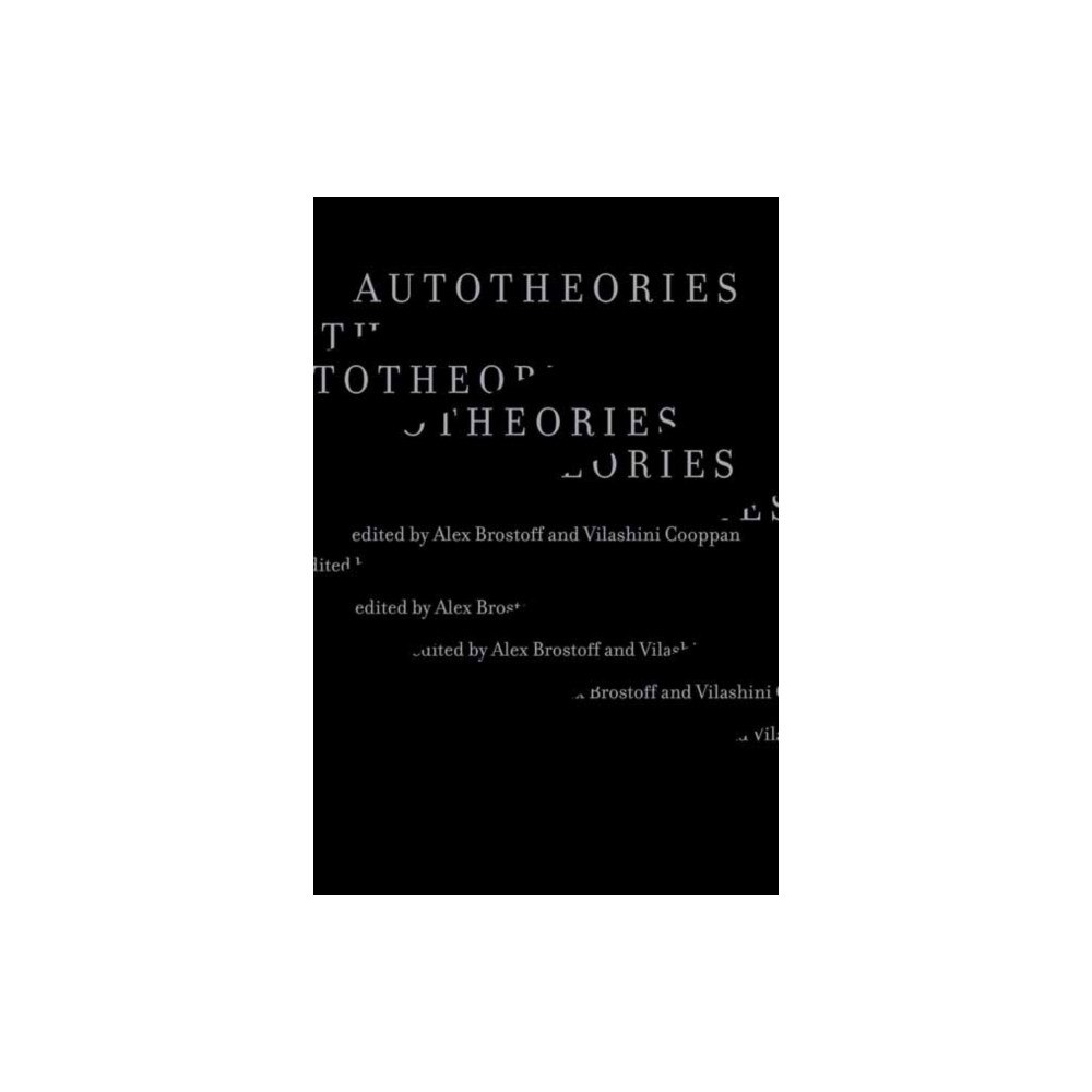 Mit press ltd Autotheories (häftad, eng)