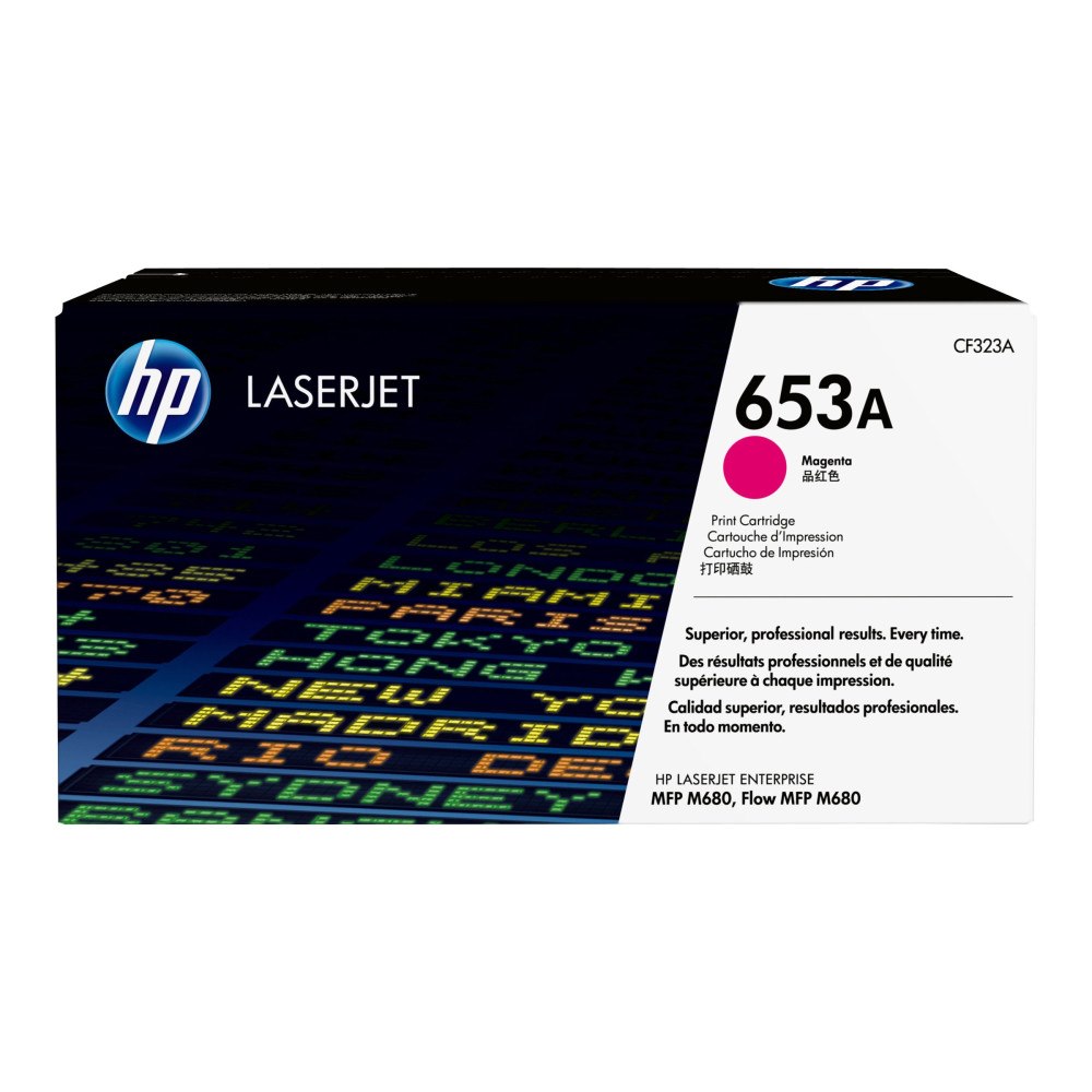 Hewlett-Packard HP 653A - magenta - original - LaserJet - tonerkassett (CF323A)