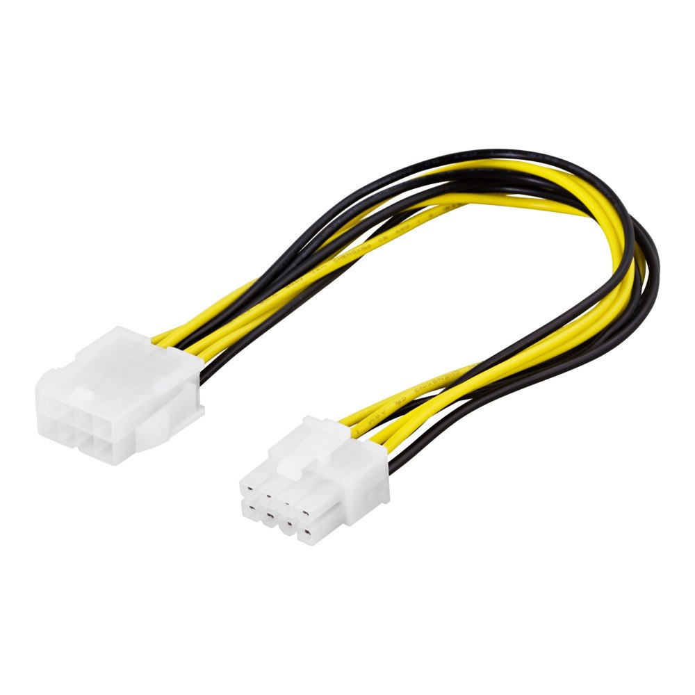 Deltaco DELTACO - strömadapter - 8-stifts EPS12V till 8-stifts EPS12V - 25 cm
