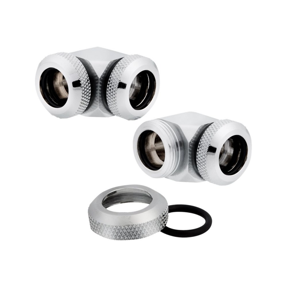 Corsair CORSAIR Hydro X Series XF Hardline 90° - inpassning till vätskekylsystem