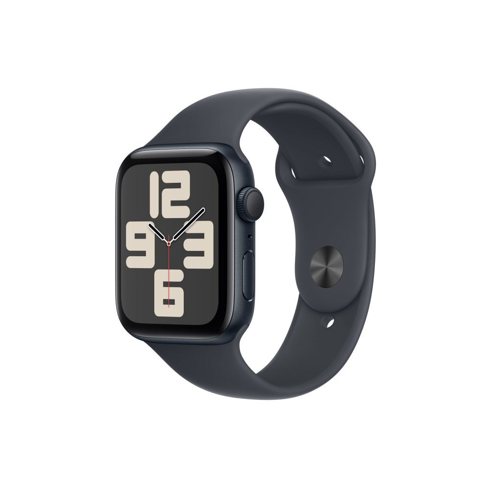 Apple Apple Watch SE (GPS) 2a generation - midnattsaluminium - smart klocka med sportband - midnatt - 32 GB (Öppnad)