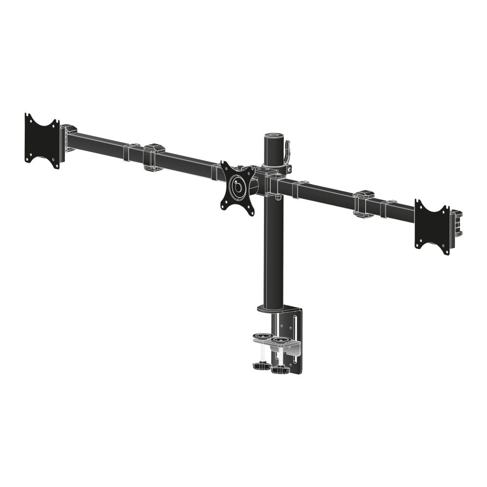 Iiyama Iiyama DS1003C-B1 ställ - justerbar arm - för 3 monitorer - svart