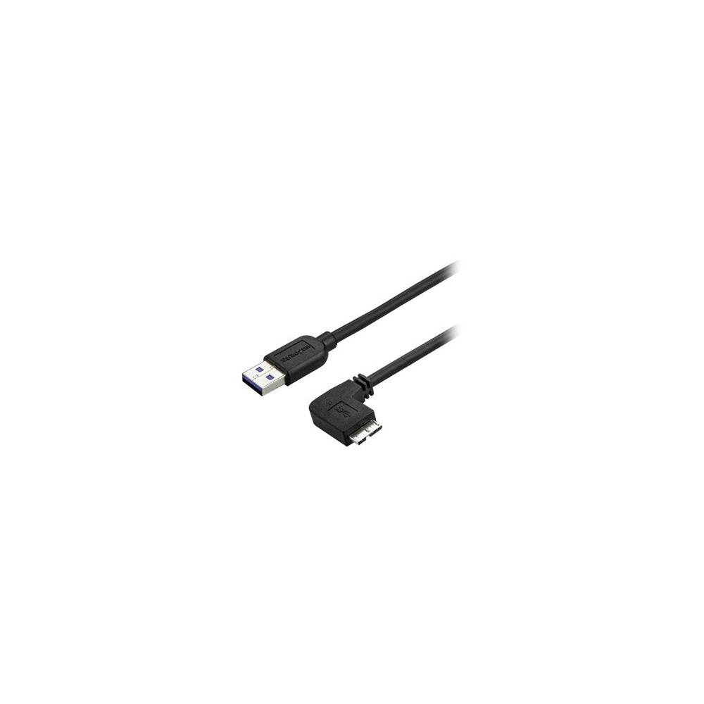 StarTech.com StarTech.com Smal Micro USB 3.0-kabel - M/M - högervinklad Micro USB - 0,5 m - USB-kabel - Micro-USB typ B till USB typ...