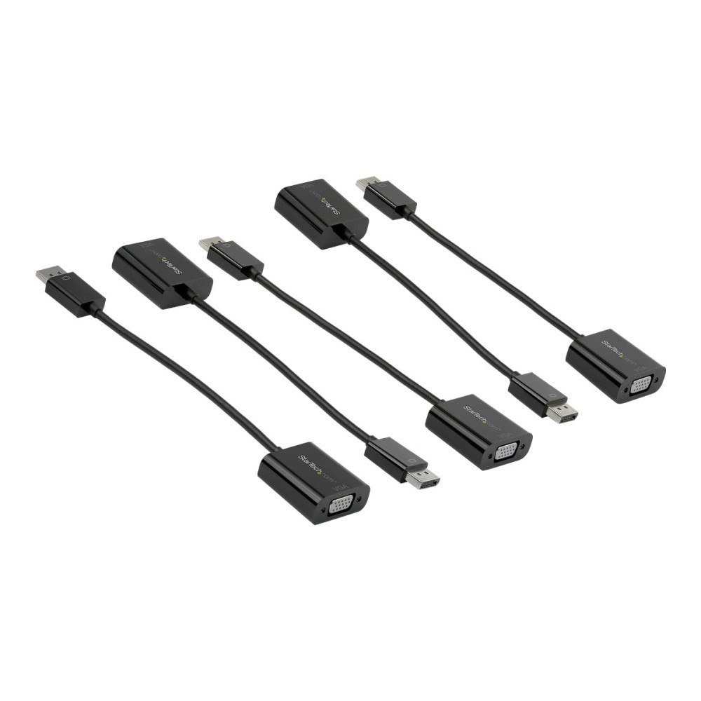 StarTech.com StarTech.com 5-Pack DisplayPort to VGA Adapter, DisplayPort 1.2 HBR2 to VGA Active Adapter, Digital DP to Analog VGA Vid...