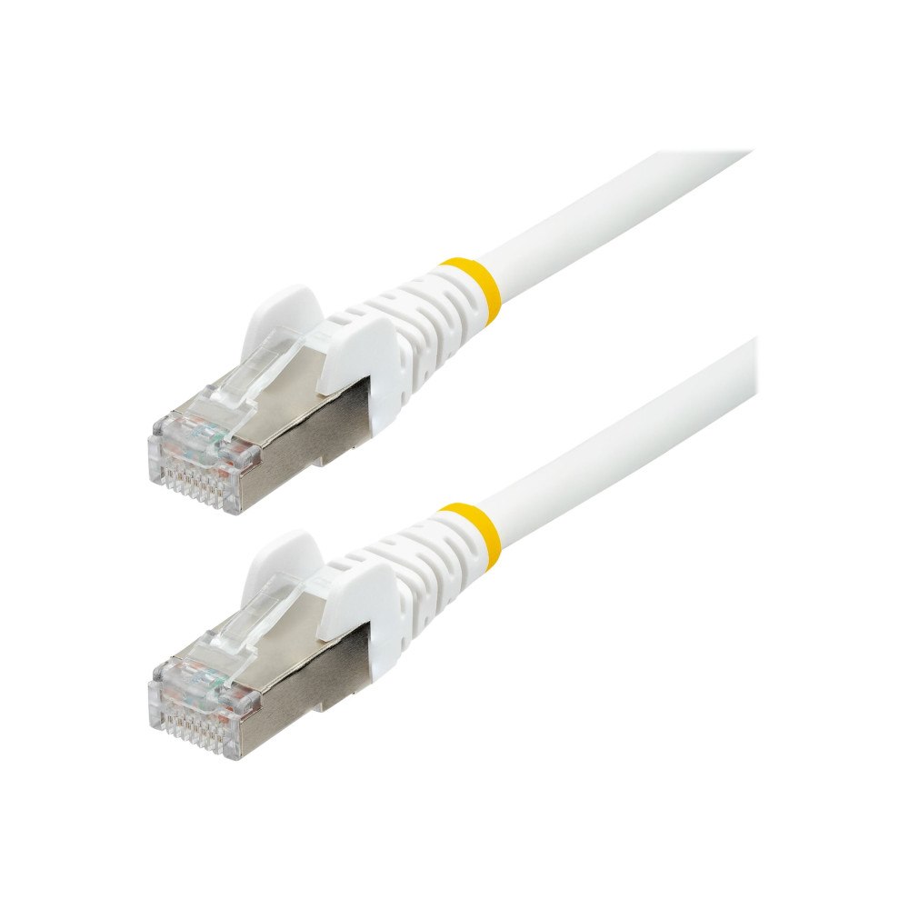 StarTech.com StarTech.com 3m CAT6a Ethernet Cable - White - Low Smoke Zero Halogen (LSZH) - 10GbE 500MHz 100W PoE++ Snagless RJ-45 w/...