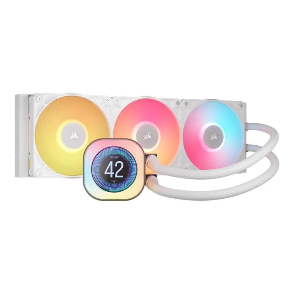 Corsair CORSAIR iCUE Link TITAN 360 RX LCD - kylsystem med vätska till processorn