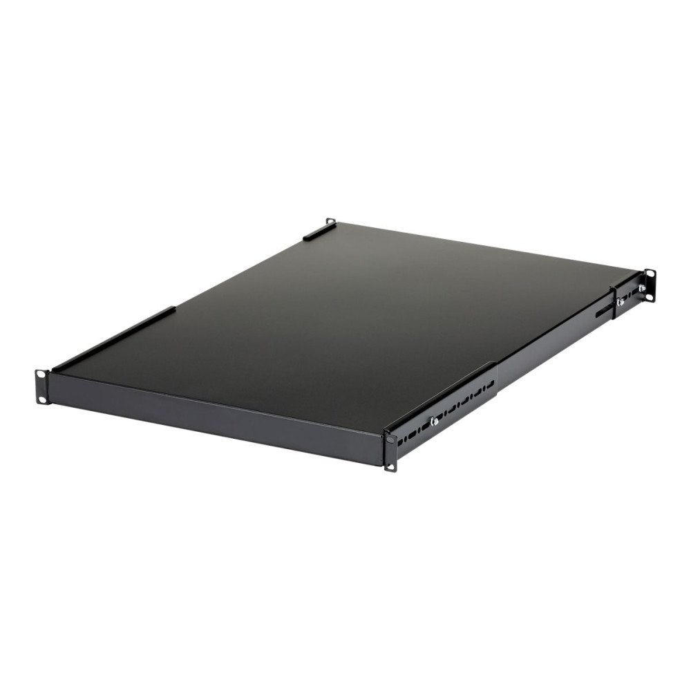 StarTech.com StarTech.com 1U Adjustable Server Rack Mount Shelf - 175lbs - 19.5 to 38in Deep Universal Tray for 19" AV, Data & Networ...