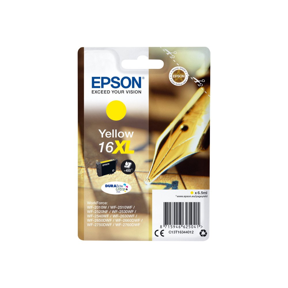 EPSON Epson 16XL - XL - gul - original - bläckpatron