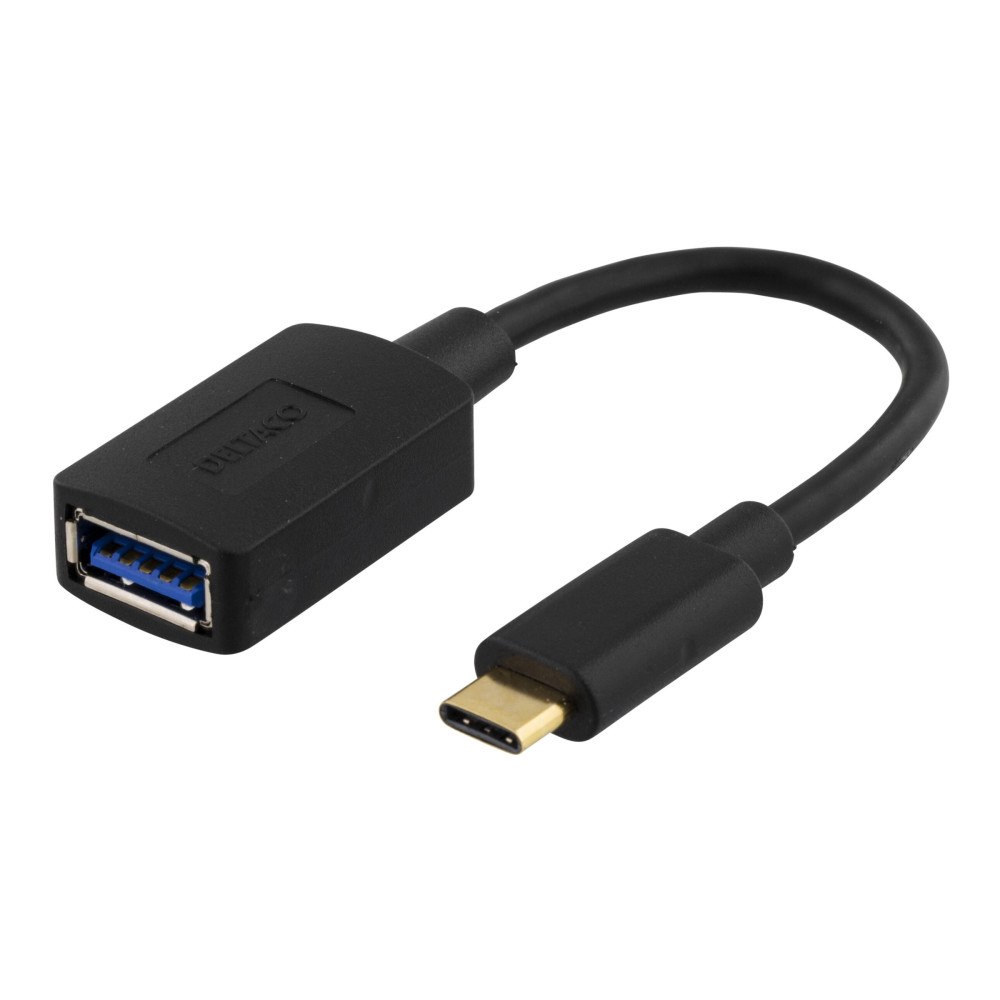 Deltaco DELTACO USBC-1204 - USB typ C-adapter - USB typ A till 24 pin USB-C - 15 cm