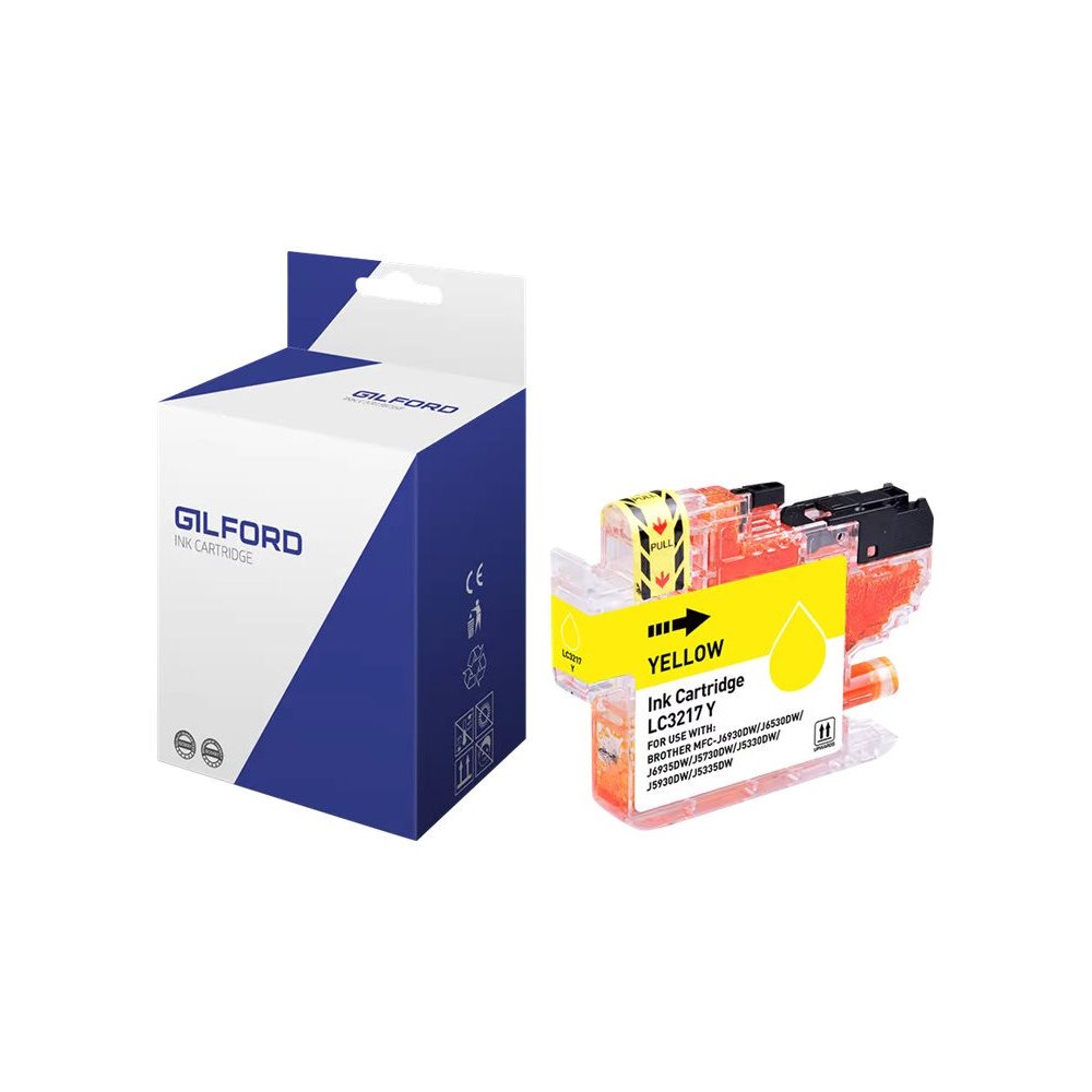 Gilford Gilford - gul - kompatibel - bläckpatron (alternativ för: Brother LC3217Y)