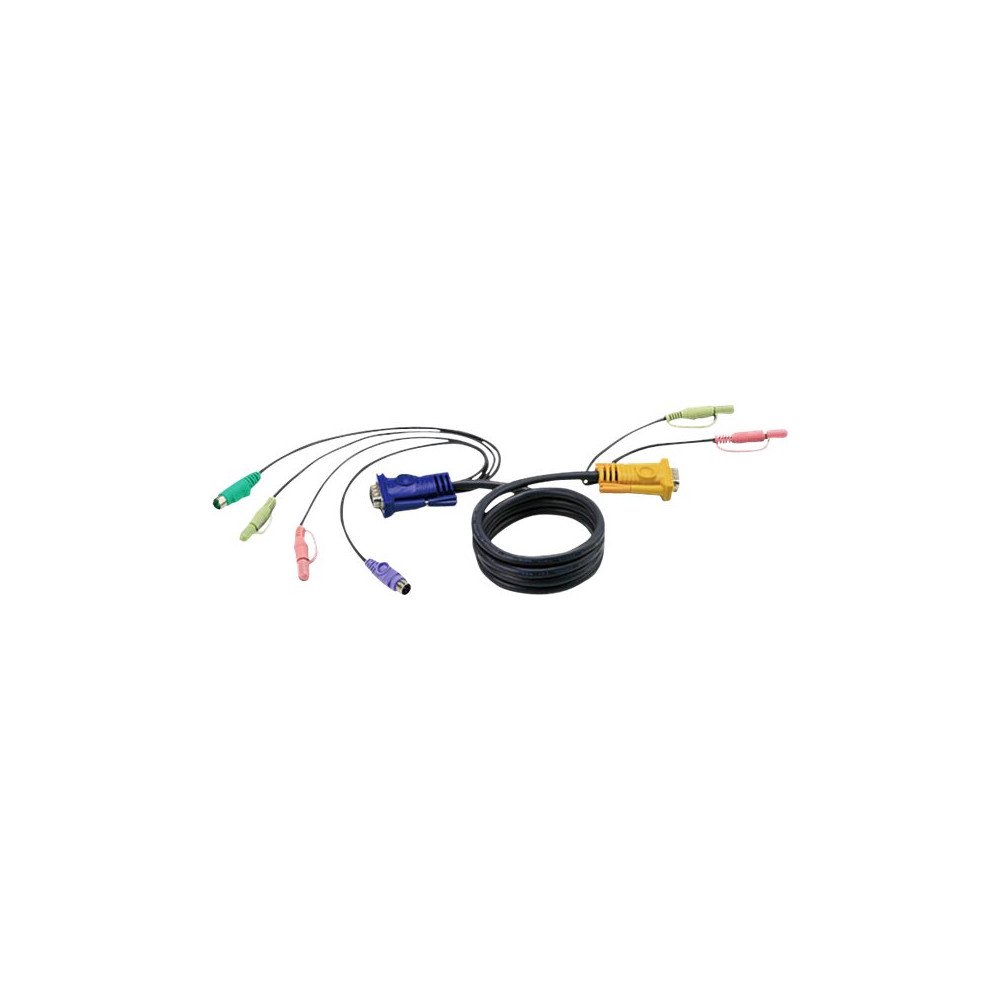 ATEN Technology ATEN 2L-5303P - kabel för tangentbord/mus/video/ljud - 3 m