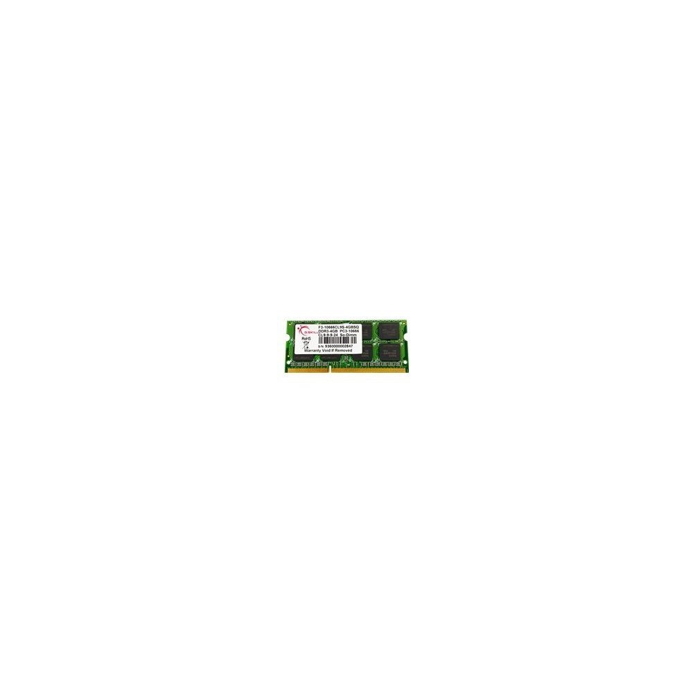 G.Skill G.Skill SQ Series - DDR3 - modul - 4 GB - SO DIMM 204-pin - 1333 MHz / PC3-10666 - ej buffrad