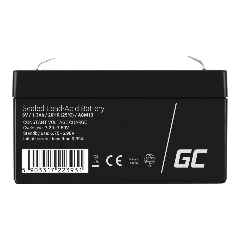 Green Cell Green Cell - UPS-batteri - Förseglat med blysyra (SLA) - 1.3 Ah