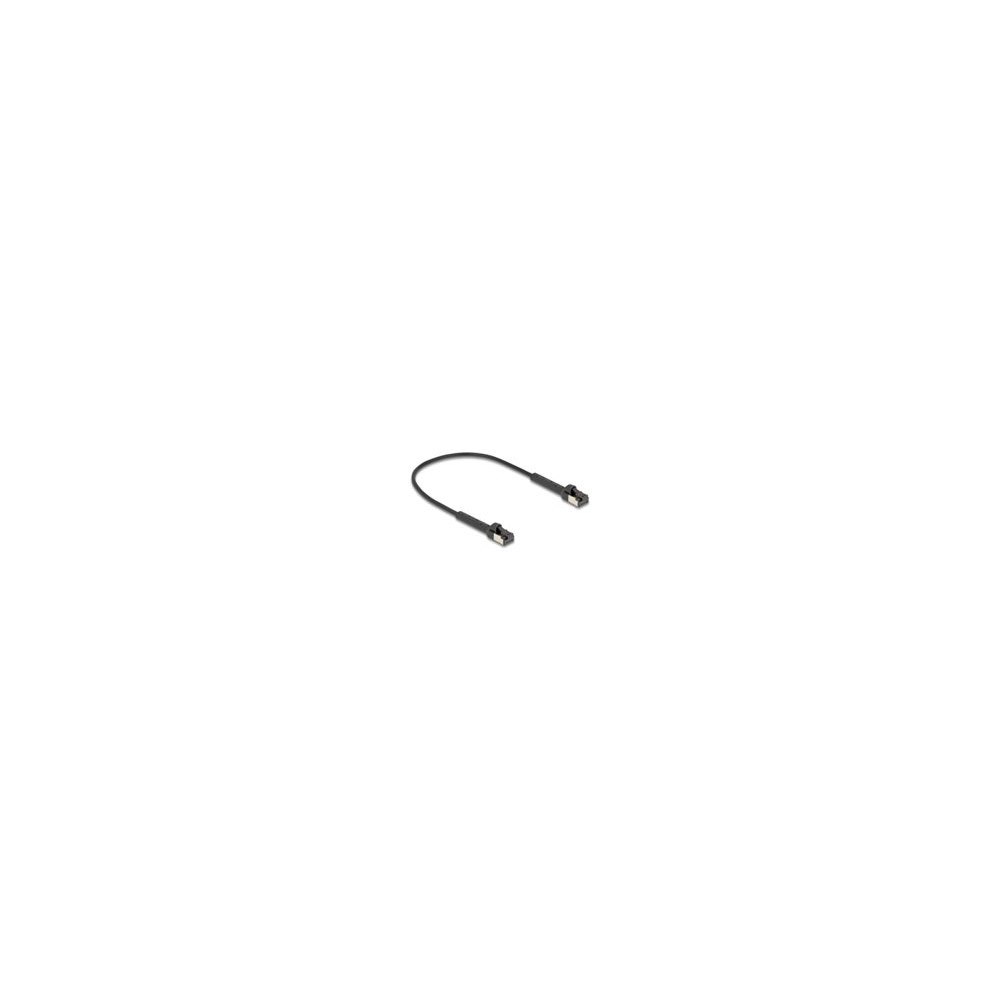 DeLOCK Delock patch-kabel - 25 cm - svart
