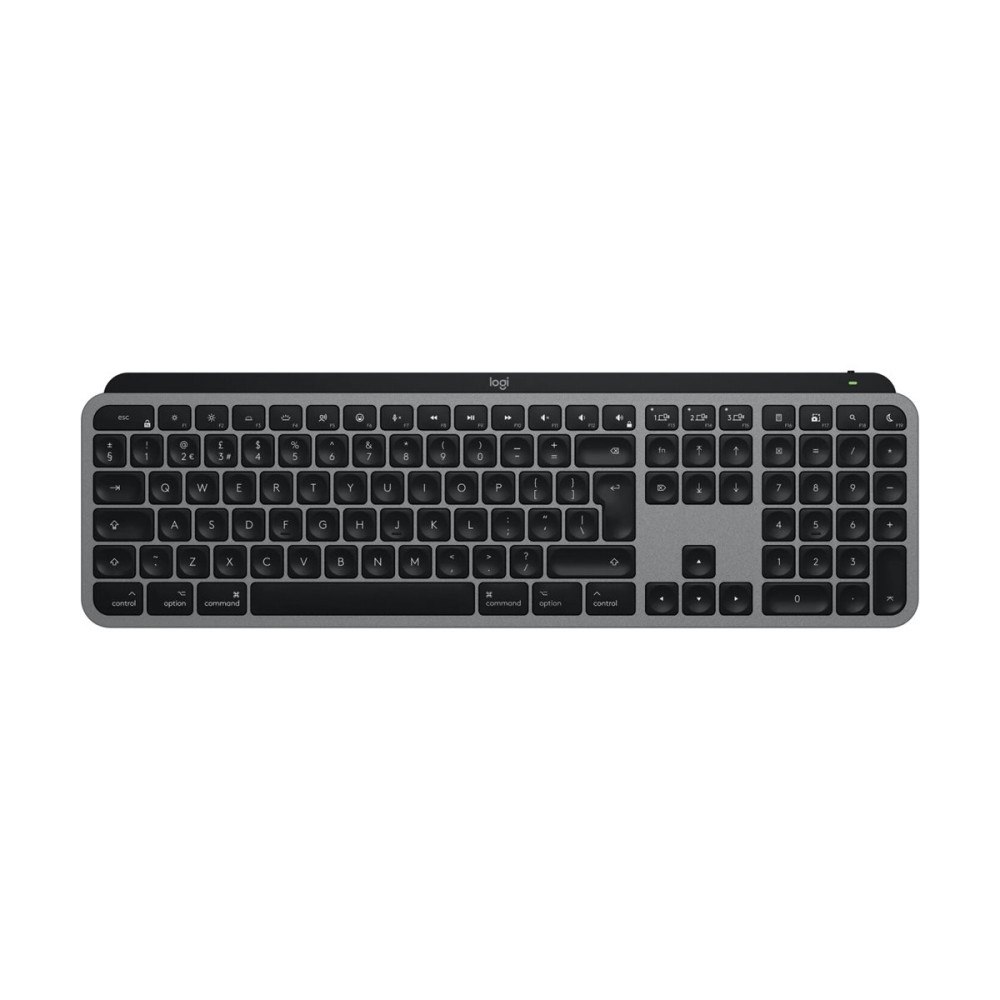 Logitech Logitech Master Series MX Keys S for Mac - tangentbord full size - QWERTZ - tysk - rymdgrå Inmatningsenhet