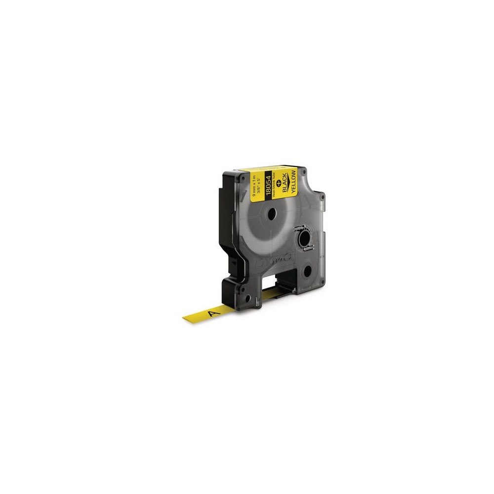 DYMO Tape Rhino krympslang 9mm svart på gul