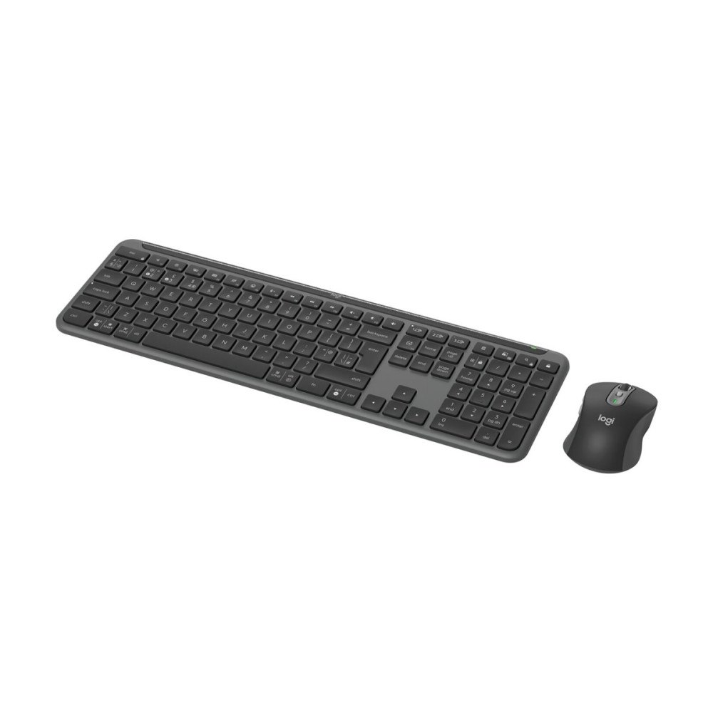 Logitech Logitech Signature Slim Combo MK950 - sats med tangentbord och mus - 100% full size - QWERTZ - tysk - grafit Inmatningse...