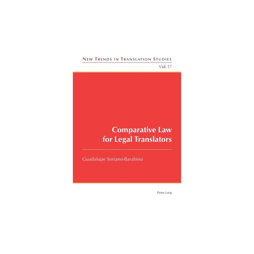 Peter Lang AG, Internationaler Verlag der Wissensc Comparative Law for Legal Translators (häftad, eng)
