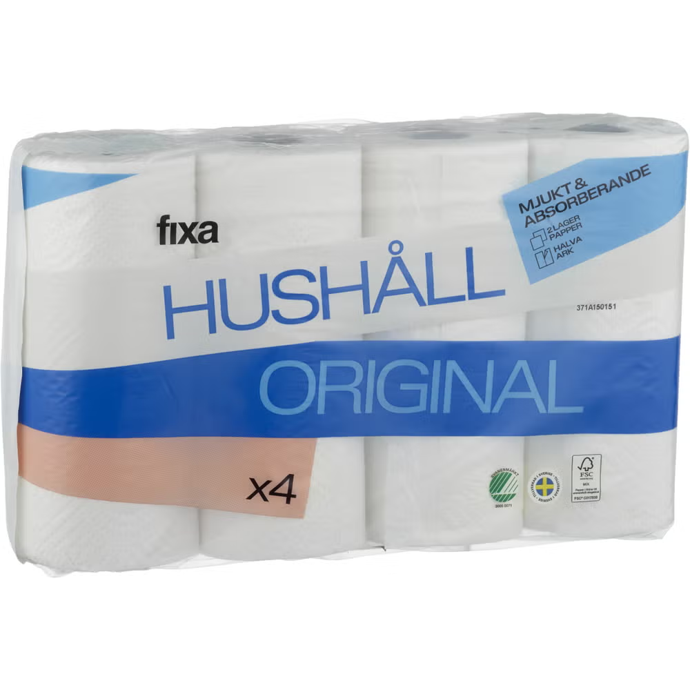 Fixa Fixa Hushållspapper 4-pack