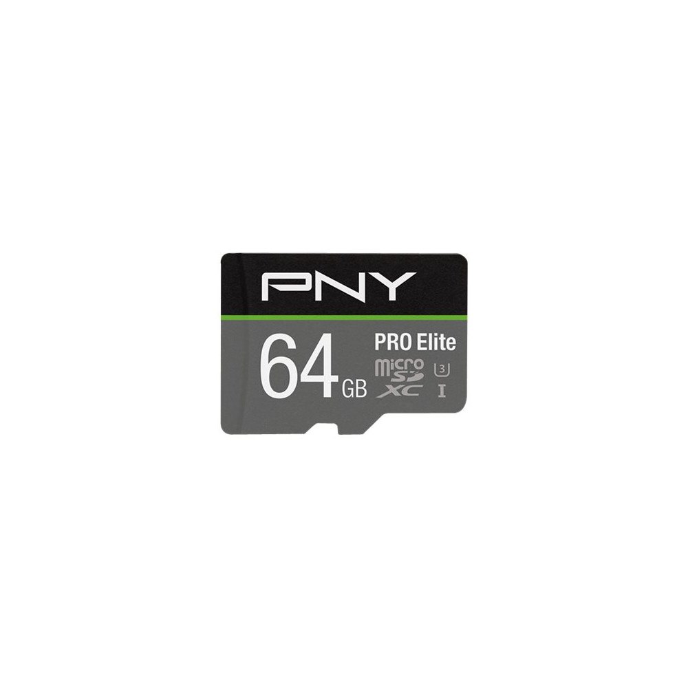 PNY Technologies PNY PRO Elite - flash-minneskort - 64 GB - mikroSDXC UHS-I