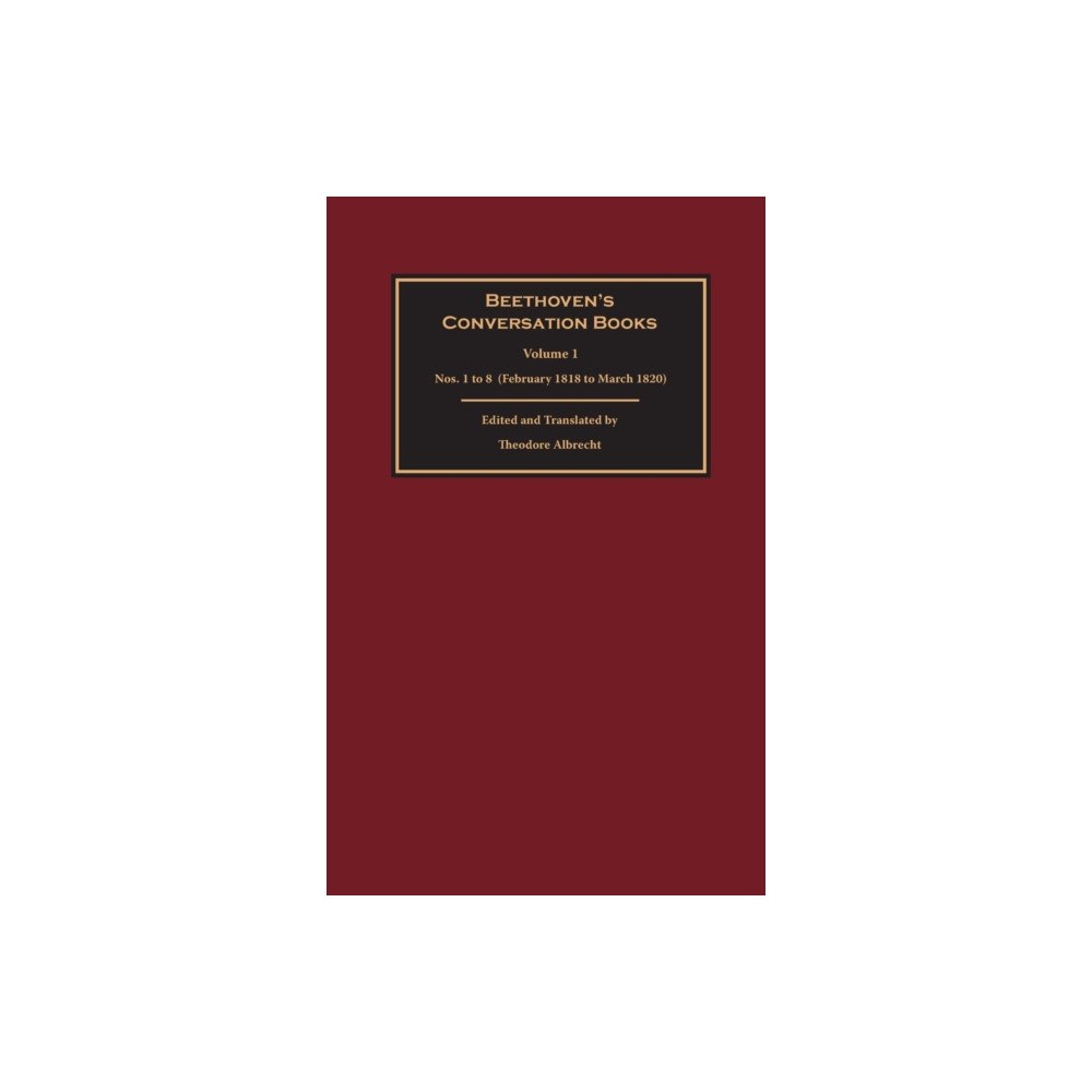 Boydell & Brewer Ltd Beethoven's Conversation Books Volume 1 (inbunden, eng)