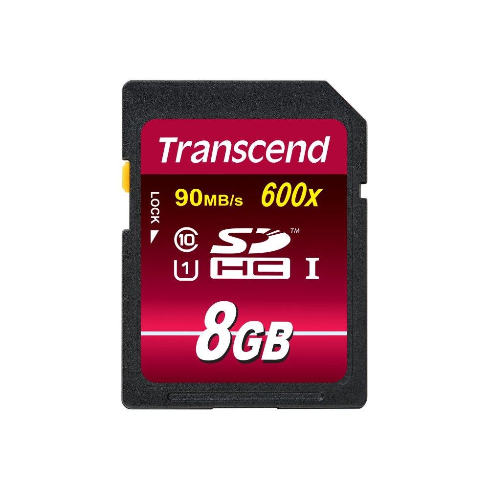 Transcend Information Transcend Ultimate - flash-minneskort - 8 GB - SDHC UHS-I