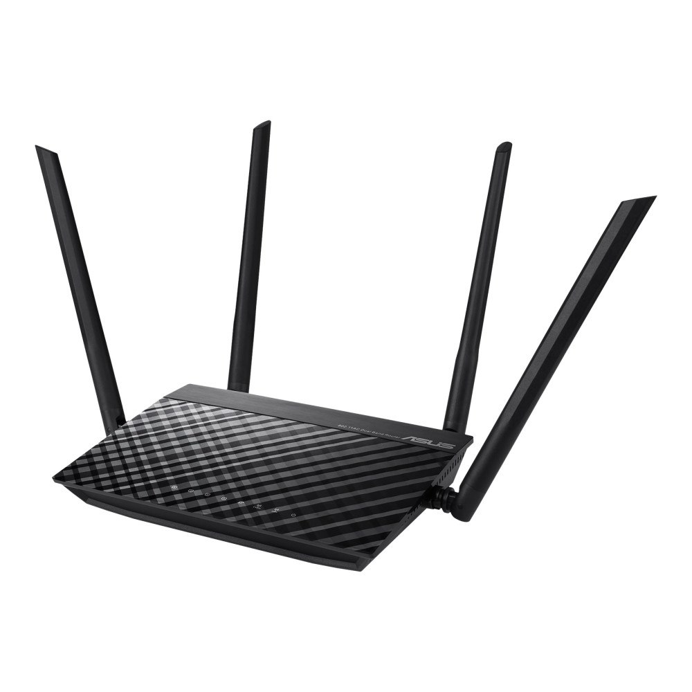 ASUSTeK COMPUTER ASUS RT-AC1200 V2 - trådlös router - Wi-Fi 5 - skrivbordsmodell