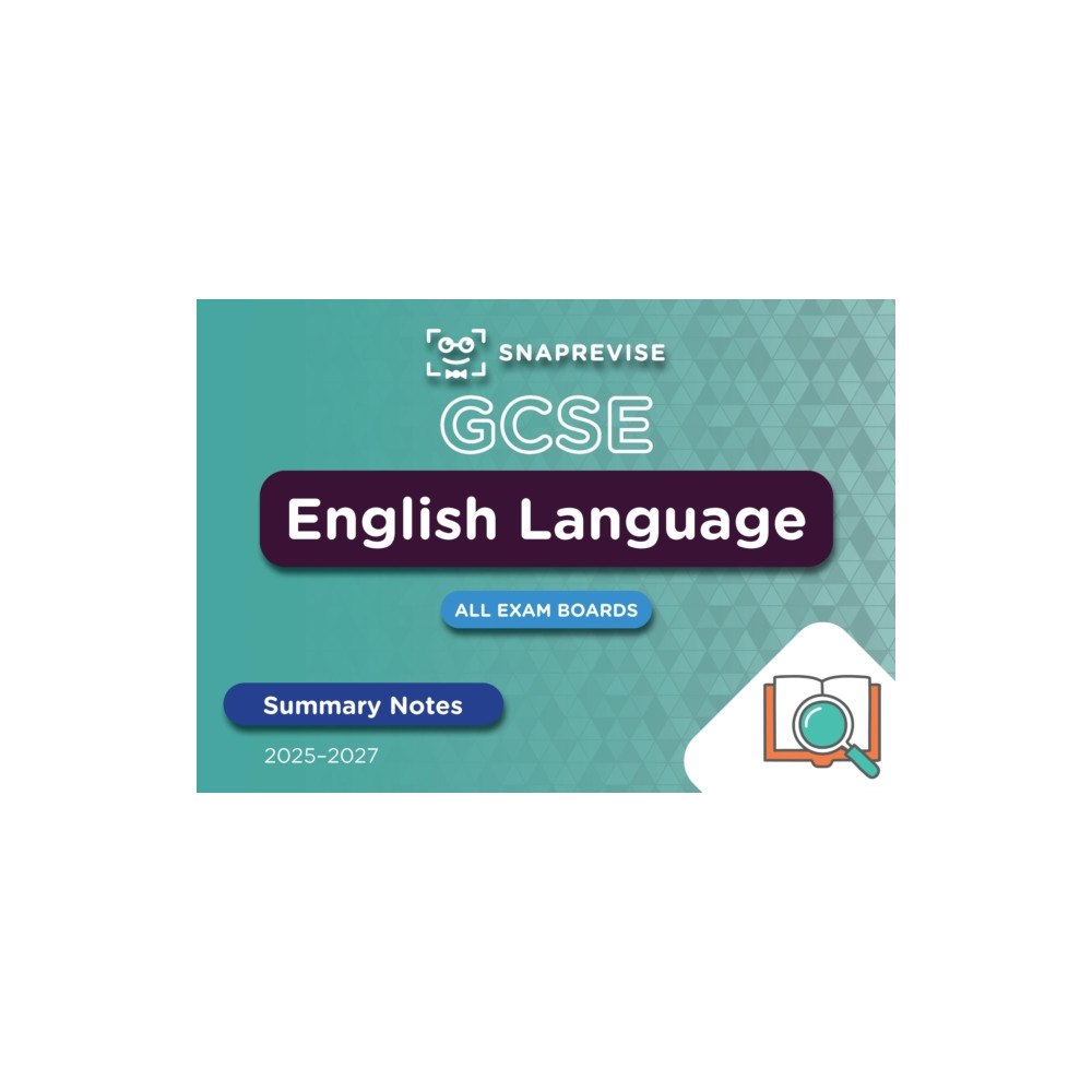 Miralo Education Group SnapRevise GCSE English Language Summary Notes (häftad, eng)
